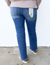 Load image into Gallery viewer, Take It All In Stride High Rise Relaxed Straight Leg Jeans in Dark