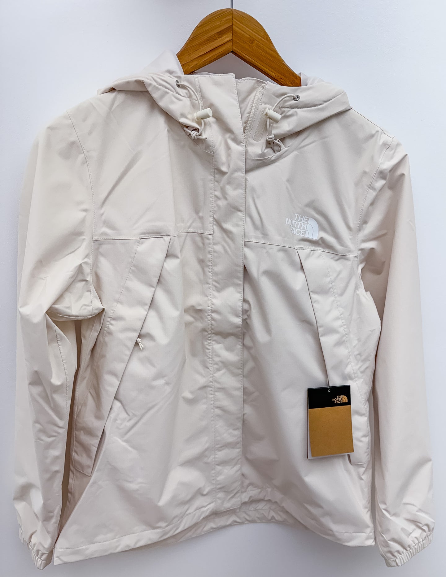 The North Face Women's Antora Rain Jacket in White Dune
