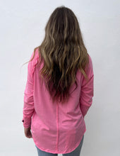 Load image into Gallery viewer, All About the Basics Cotton Raglan Sleeve Top in H Fuchsia