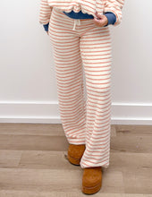 Load image into Gallery viewer, Girl Like You Drawstring Bobbi Stripe Pants in Coral/Blue