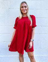 Load image into Gallery viewer, A Little Reckless Mini Dress Red