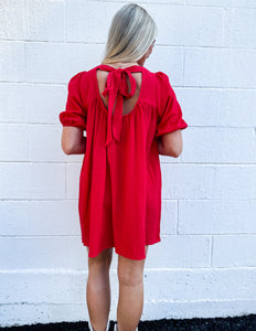 A Little Reckless Mini Dress Red