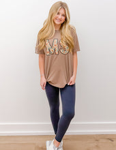 Load image into Gallery viewer, Addyson Nicole Company MS Camo Print SS Tee in Espresso