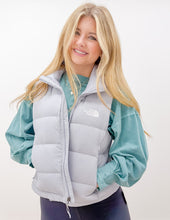 Load image into Gallery viewer, The North Face Women&#39;s Hydrenalite Down A-Line Vest in Blue Flax