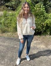 Load image into Gallery viewer, Jadelynn Brooke Around the Clock Teddy Quarter Zip Pullover