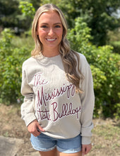 Load image into Gallery viewer, Mississippi State Bulldogs Beverly Sand Thrifted Sweatshirt