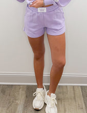 Load image into Gallery viewer, Lulu Mac Terry Cloth Shorts in Lavender