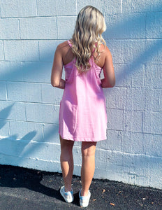 Darling Day Mini Dress Pink