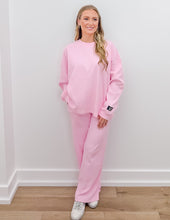 Load image into Gallery viewer, Lulu Mac Waffle LS Top in Light Pink