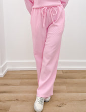 Load image into Gallery viewer, Lulu Mac Waffle Pants in Light Pink