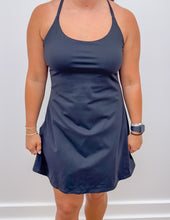 Load image into Gallery viewer, Pretty Little Summer Athletic Dress in Black