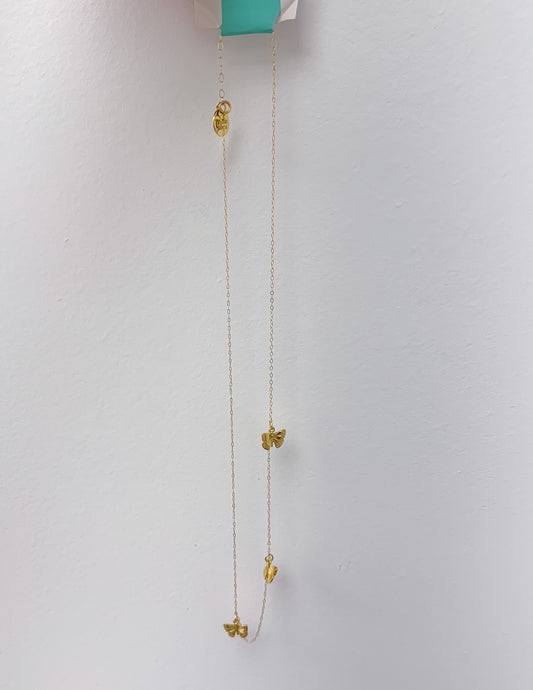 Taylor Shaye Dainty Triple Butterflies Necklace