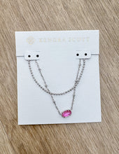 Load image into Gallery viewer, Kendra Scott Silver Multi Strand Necklace in Azalea Illusion