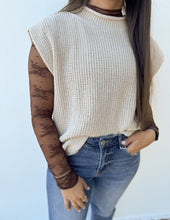 Load image into Gallery viewer, Before You Leave Me Floral Mesh Top in Brown