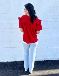 Unlike Anything Textured Blouse