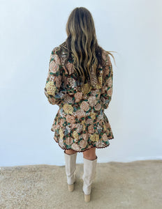 Every Little Thing Floral Puff Sleeve Dress