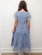 Load image into Gallery viewer, Forgiving Is Hard Embroidered Detail Midi Dress