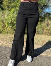 Load image into Gallery viewer, Free Falling Stretch Wide Leg Jean Black