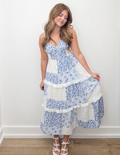 Load image into Gallery viewer, In The Shadow Checkered Pattern Midi Dress