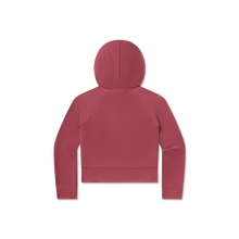 Load image into Gallery viewer, Southern Marsh Women&#39;s Reagan Relaxed Waffle Hoodie in Rhubarb