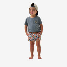Load image into Gallery viewer, Burlebo Youth Swim Trunks in Bayside Camo