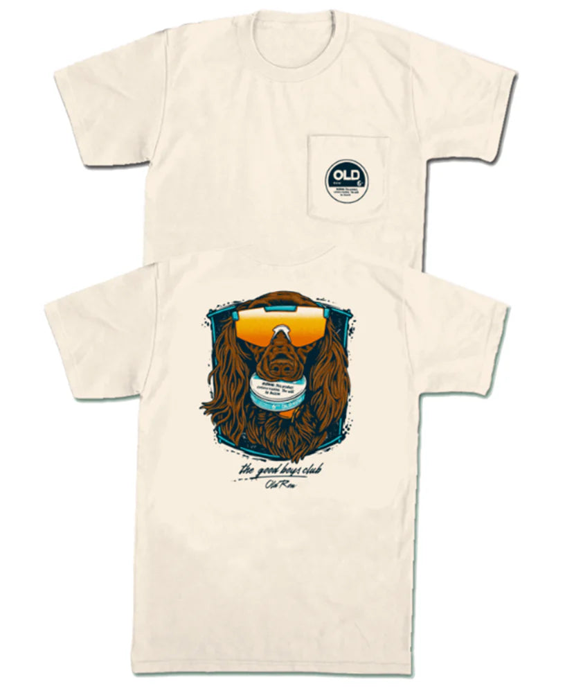 Old Row Good Boys Club Boyzin SS Pocket Tee in Ivory