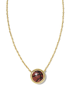Kendra Scott Basketball Gold Short Pendant Necklace