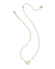 Kendra Scott Cailey Gold Butterfly Pendant Necklace in Ivory MOP