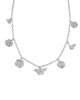 Kendra Scott Cailey Silver Charm Necklace