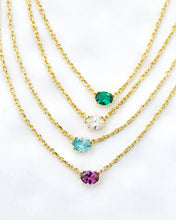 Load image into Gallery viewer, Kendra Scott Gold Cailin Pendant Necklace in Green Crystal