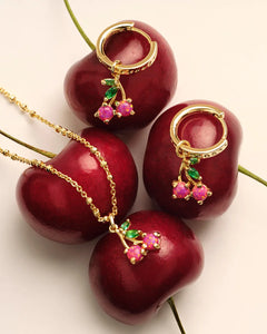 Kendra Scott Cherry Huggie Earrings