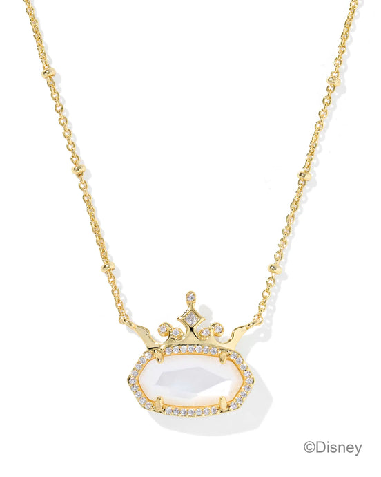 Kendra Scott Disney Elisa Princess Gold Necklace in Ivory MOP