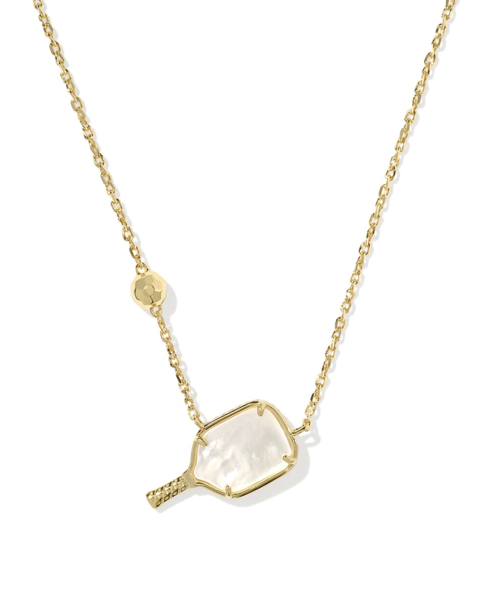 Kendra Scott Pickleball Necklace in Gold