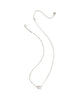 Kendra Scott Tatum Short Pendant Silver Necklace in Neutral Mix