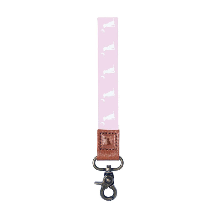 Local Girl Wrist Lanyard in Pink Dog & Moon