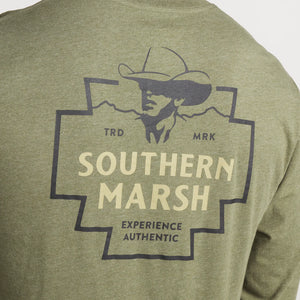 Southern Marsh Cowboy Badge LS Tee