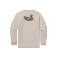 Load image into Gallery viewer, Southern Marsh Camo Duck Originals LS Tee Washed Oatmeal