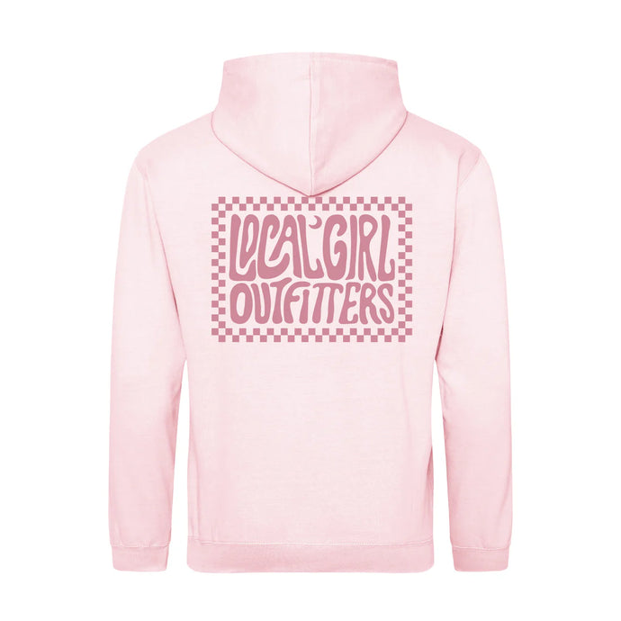 Local Girl Youth Checkered Charm Brushwood Hoodie