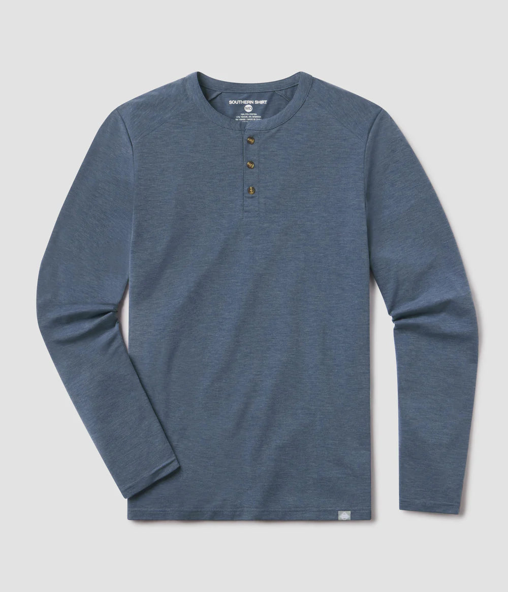 Southern Shirt Men's Max Comfort Henley LS  in Windsor