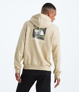 The North Face Men's Evolution Box Camo Hoodie in Gravel