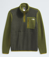 Load image into Gallery viewer, The North Face Men’s Yumiori 1/4 Zip Jacket in New Taupe Green/Woodland