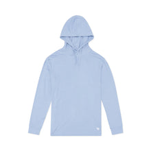 Load image into Gallery viewer, Burlebo Men&#39;s Performance Hoodie in Heather Sky Blue