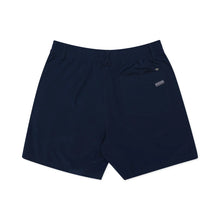 Load image into Gallery viewer, Burlebo 7&quot; Everyday Shorts in Deep Water Navy with Mayan Pocket