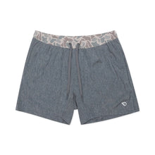 Load image into Gallery viewer, Burlebo 5.5" Athletic Shorts in Grizzly Grey with Classic Deer Camo Liner