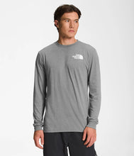 Load image into Gallery viewer, The North Face Men’s LS Box NSE Tee Grey