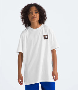 North Face Boys' Graphic SS Tee TNF White