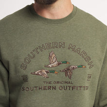 Load image into Gallery viewer, Southern Marsh Searcy Heather Sweatshirt in Moss Green