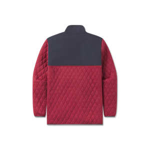 Southern Marsh Bighorn Quilted Pullover Crimson