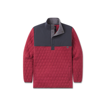 Load image into Gallery viewer, Southern Marsh Bighorn Quilted Pullover Crimson