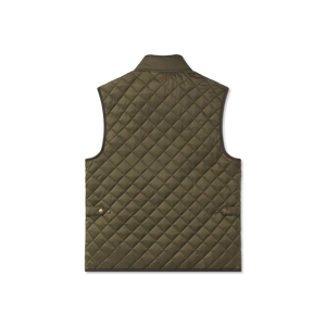 Southern Marsh Huntington Quilted Vest Burnt Taupe
